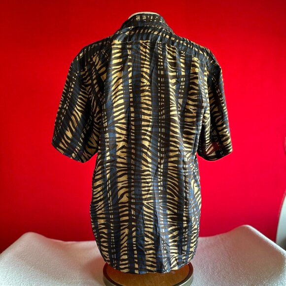 Silk Icon Vintage Button Down Blouse Size Medium - Picture 4 of 7